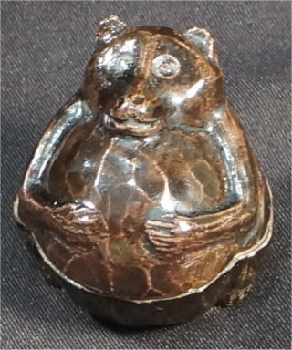 香合 タヌキ香合 永楽善五郎【茶道具からき】通販買取京都