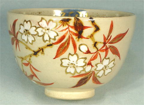 桜絵茶碗　春の茶道具　桜祭　お花見
