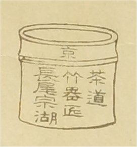 茶杓　銘松の翠　立花大亀　大徳寺５１１世